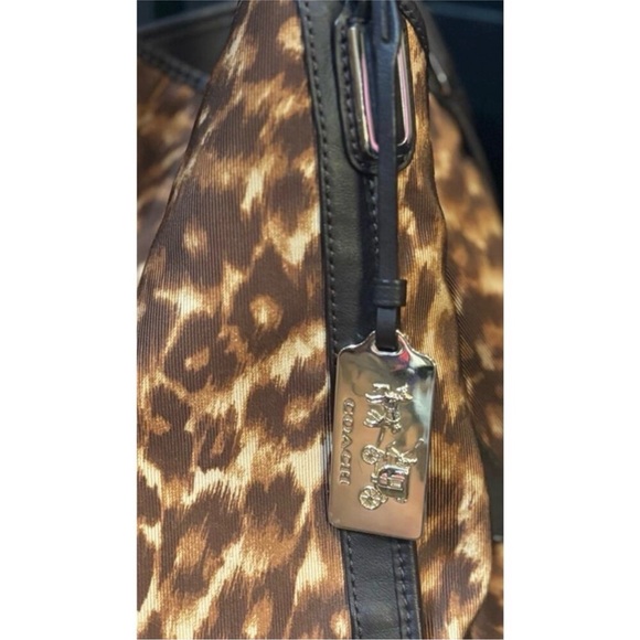 Coach Madison Ocelot Phoebe Shoulder Bag – Brown Leopard Print | EUC - Picture 5 of 12